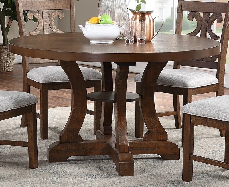 Comfortable country French dining table with chairs 