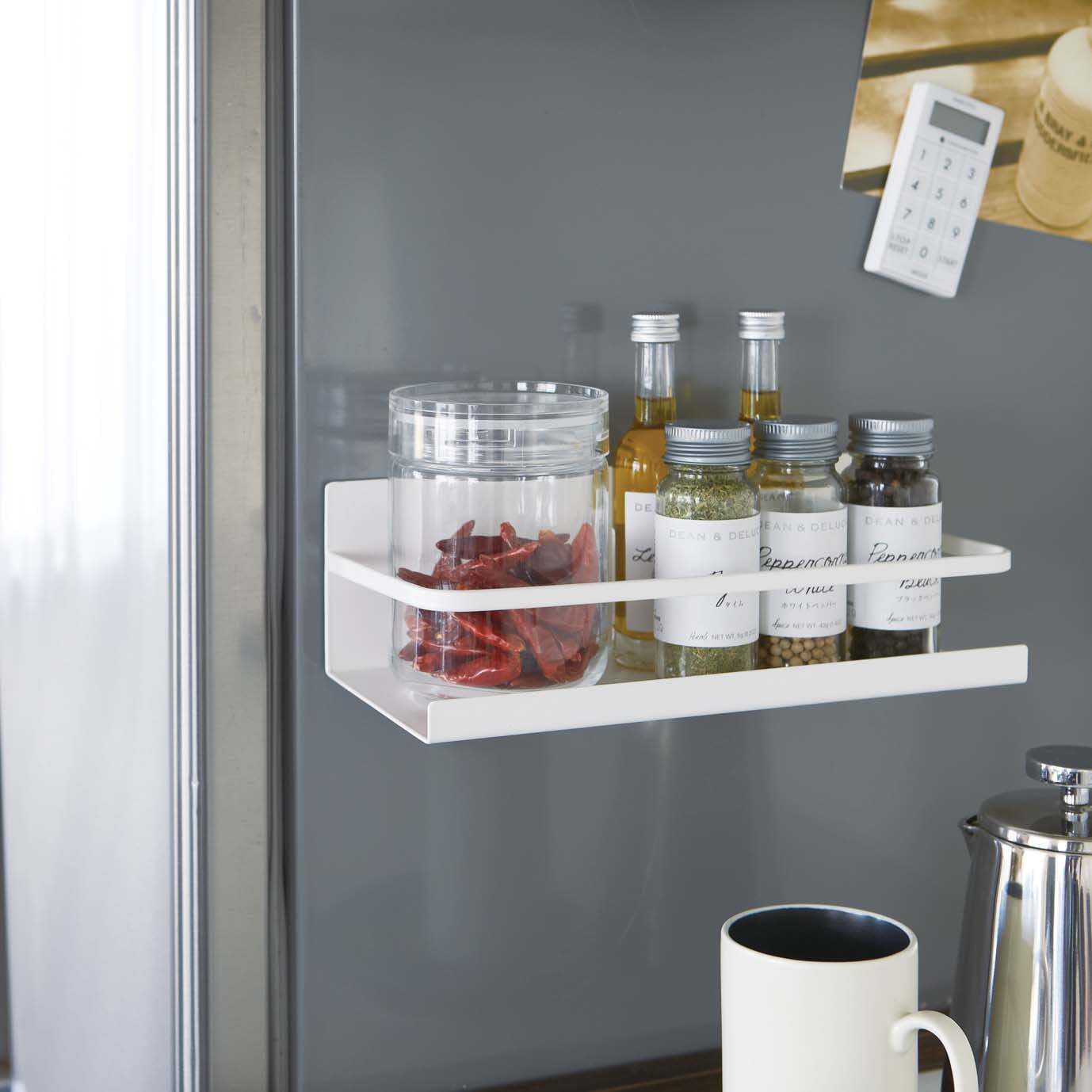 Compact Stainless Steel Spice Rack