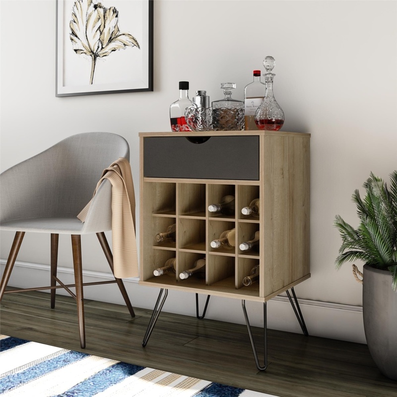 Hairpin Leg Modern Mini Bar Design | Foter