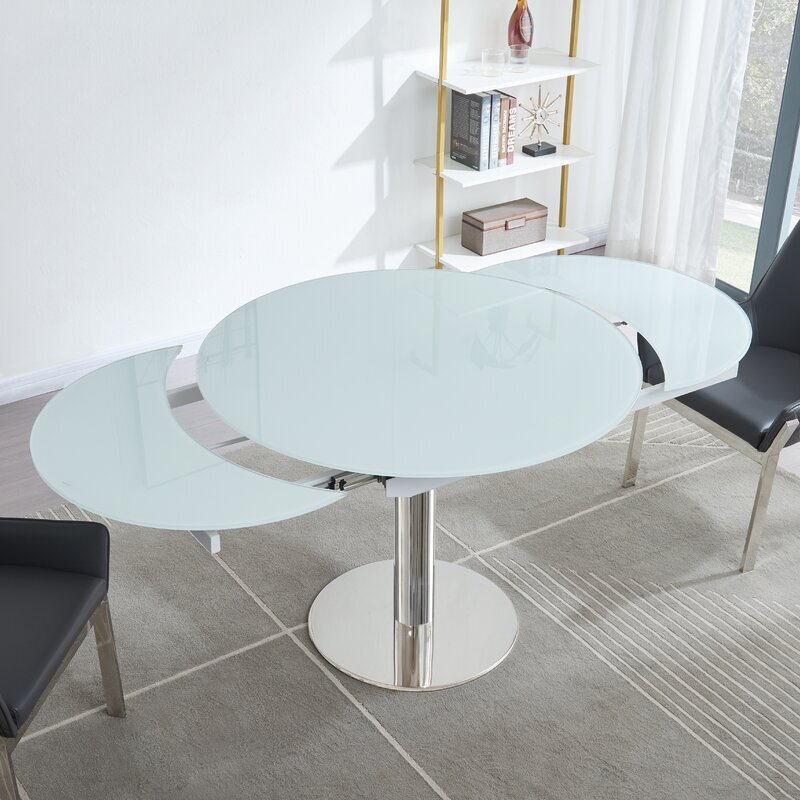 Contemporary Round Dining Table For 10 12
