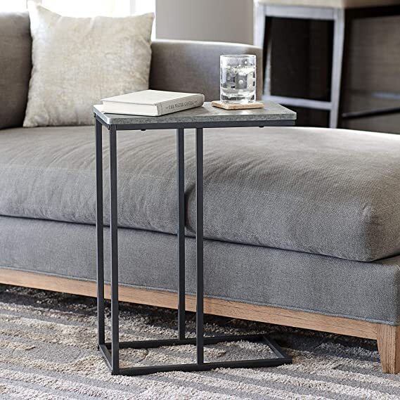 Contemporary Slate End Table