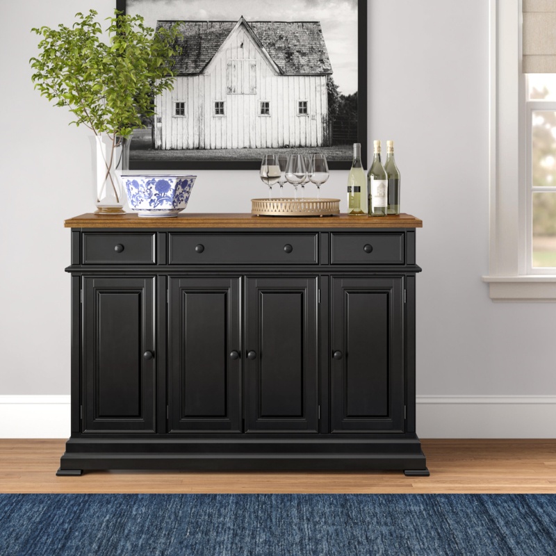 Courtdale 60'' Wide 3 Drawer Sideboard