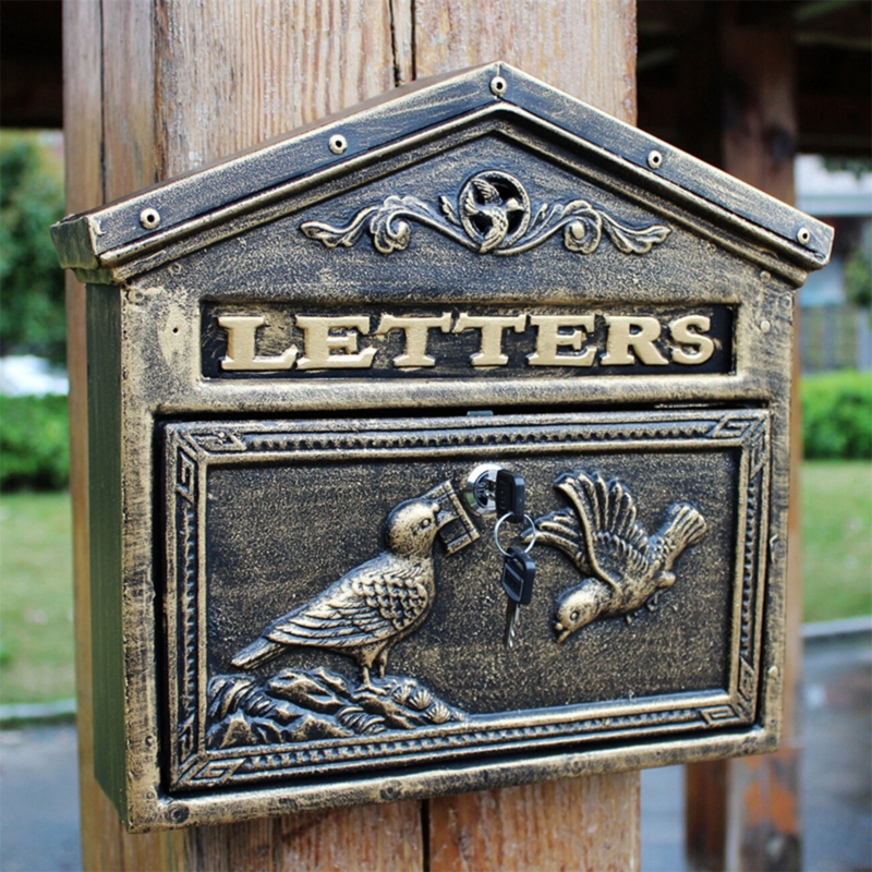  3-Inch Cast Iron Letters for Wall and Mailbox - Letter G -  Industrial Design Mailbox Letters for Address Sign and House Decor - Black  Brown : Tools & Home Improvement