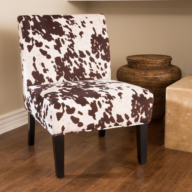 Cow Print Southwest Accent Chair