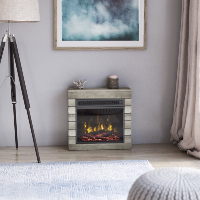 Craddock 23.63'' W Electric Fireplace
