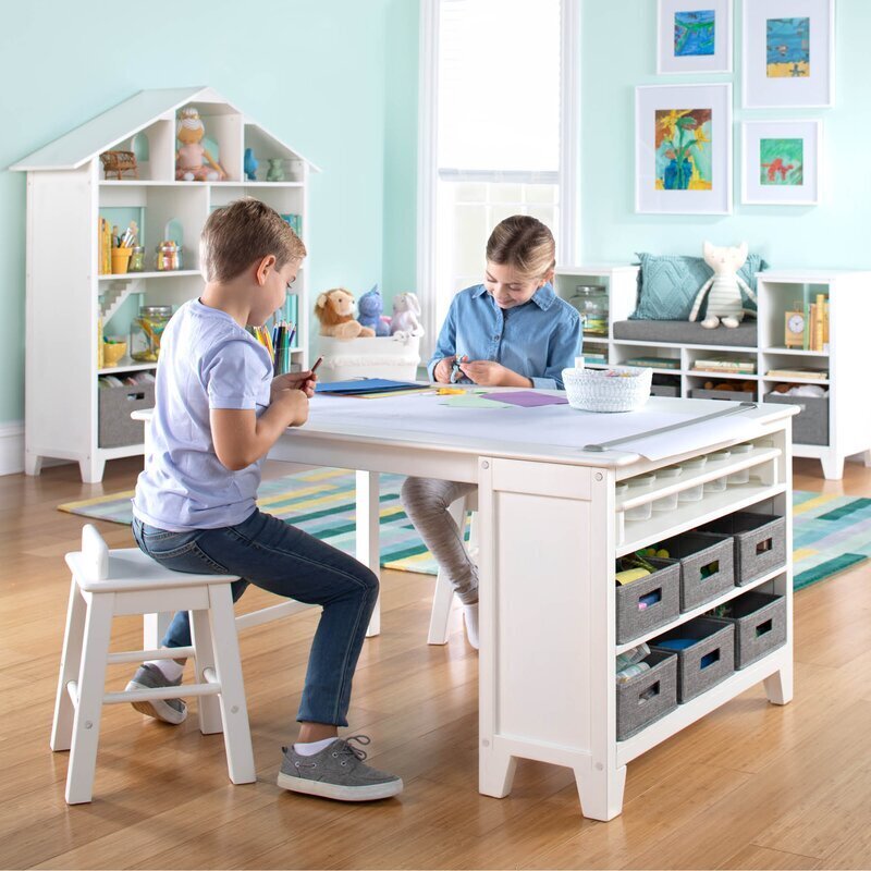 Crafts and Play Table with Storage
