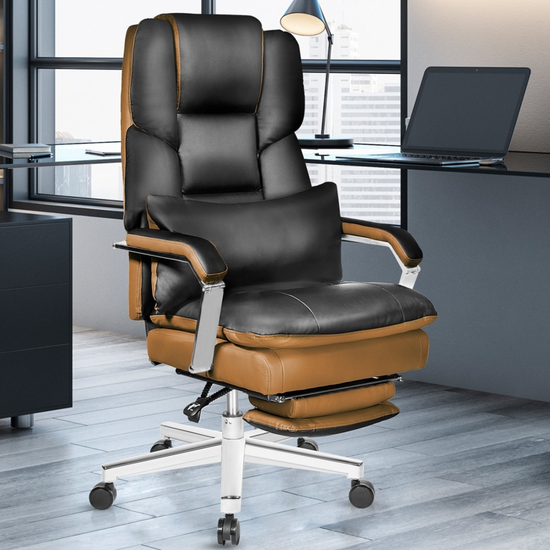 Big and Tall Executive Office Chair with Reclining Function