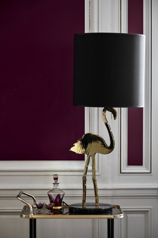 Whimsical Flamingo Floor and Table Lamp