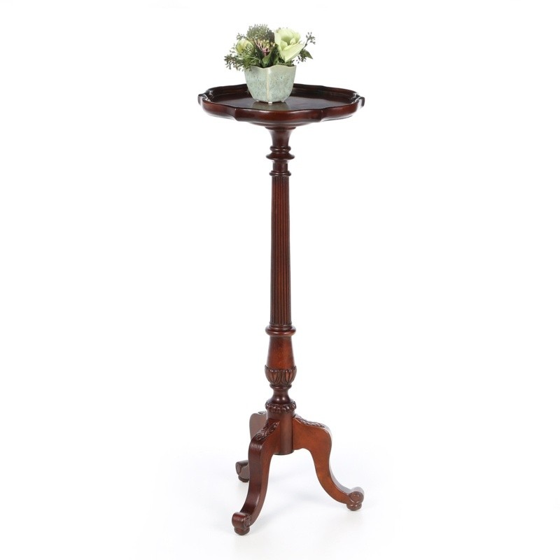 Crinole Round Pedestal Plant Stand