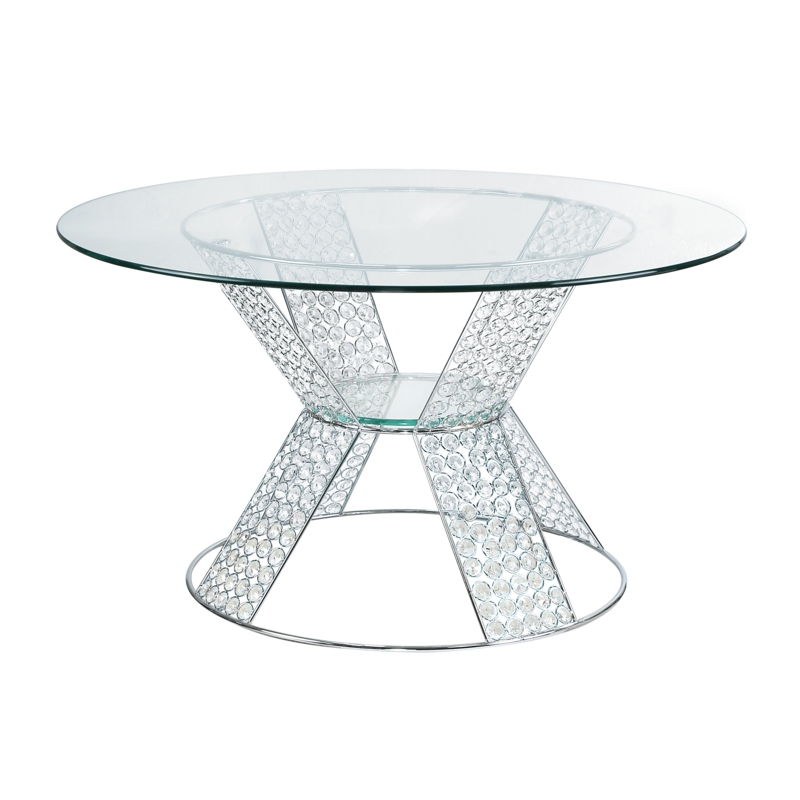 Contemporary Crystal Coffee Table