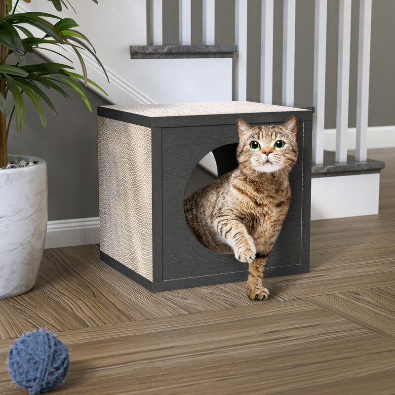 Cube Style Cardboard Cat Tree