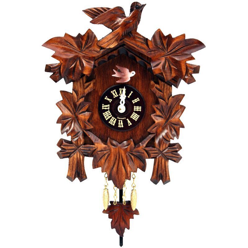 Cuckoo Clock with Swinging Pendulums
