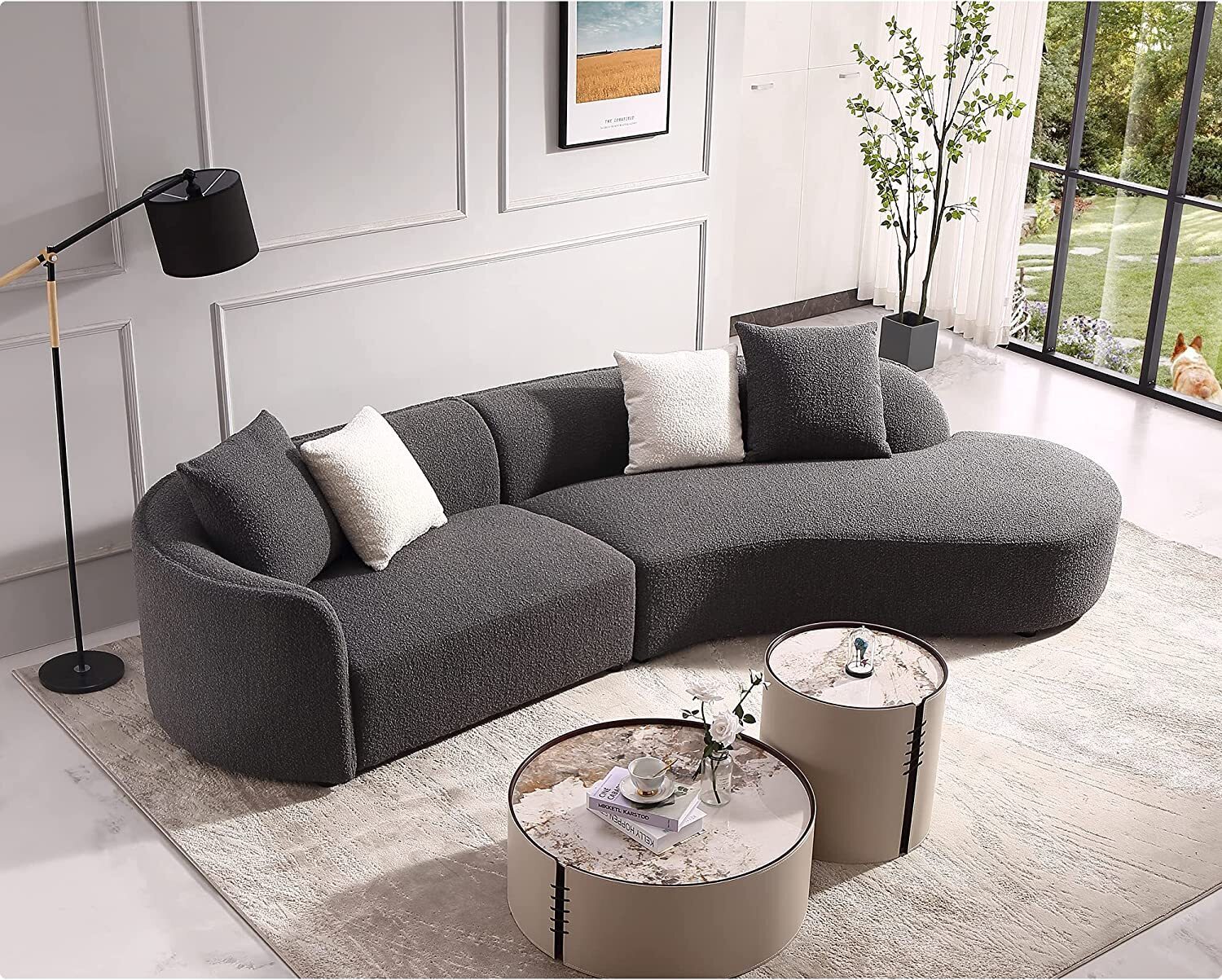 Curved Sofa Sectional 