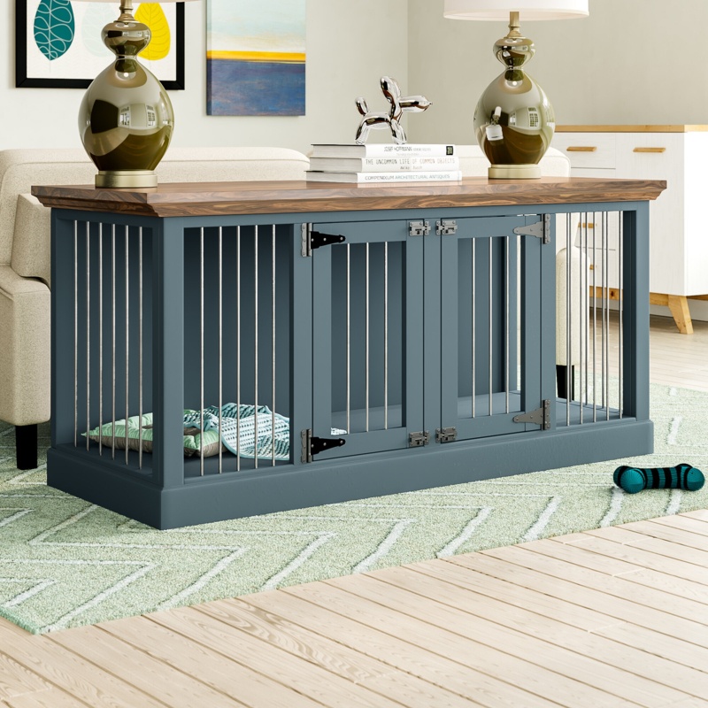 Damien Medium Corner Credenza Pet Crate Foter