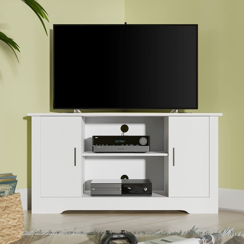 Detavion Corner TV Cabinet with Storage