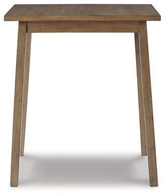 Square Counter Table with Angled Legs