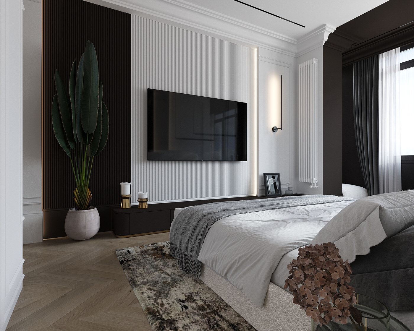 Display a Wall mounted TV