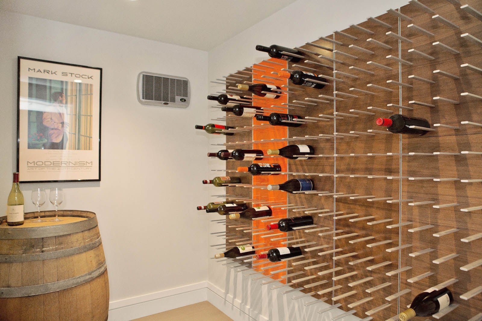 Display a Wall-mounted Wine Rack