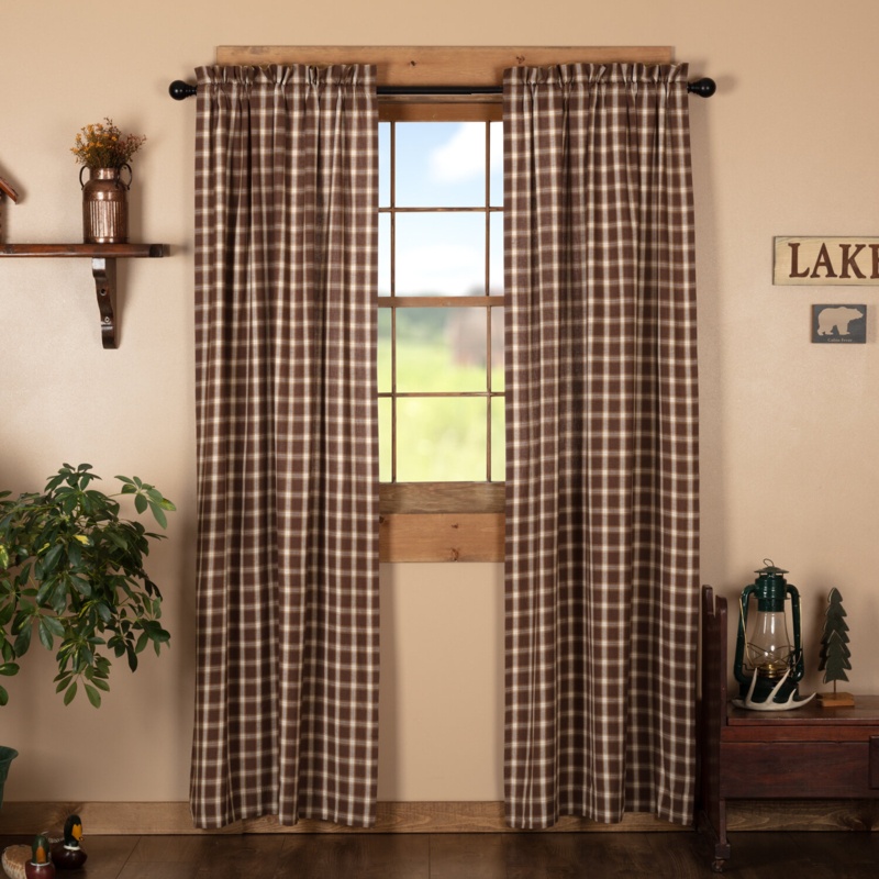 Dissay 100% Cotton Room Darkening Curtain Pair