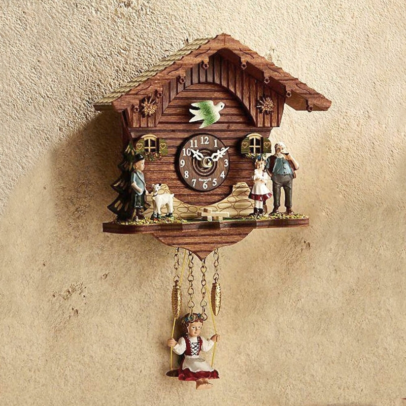 Charming Miniature Bavarian Cuckoo Clock