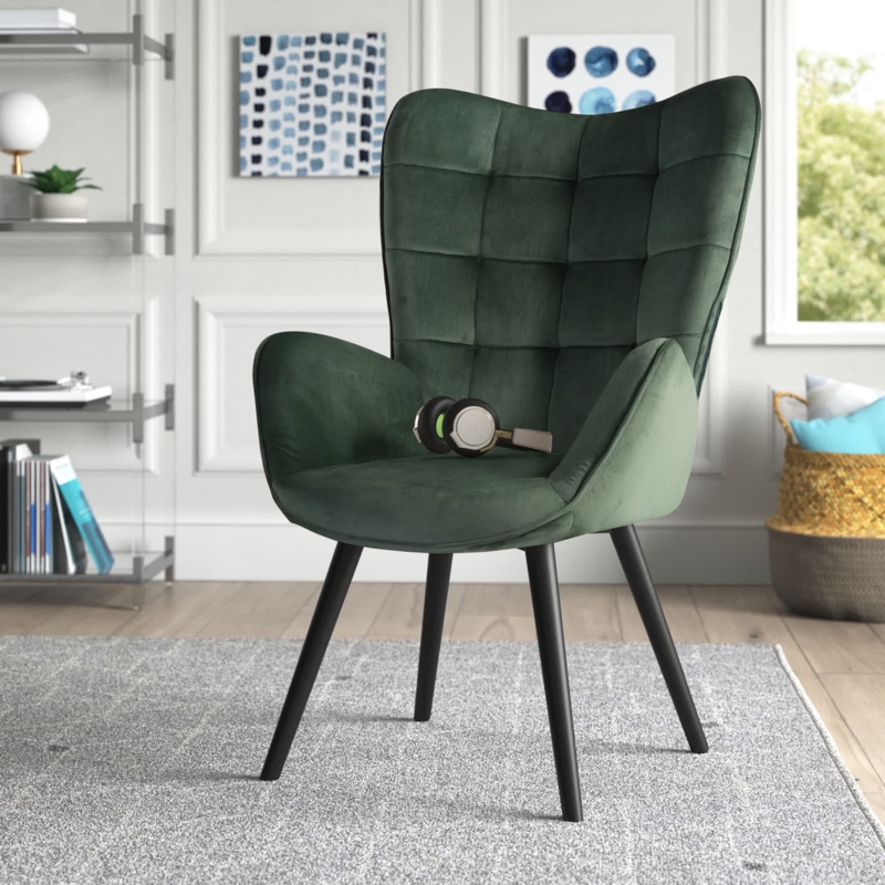 Mid-Century Modern Accent Chair with Arms