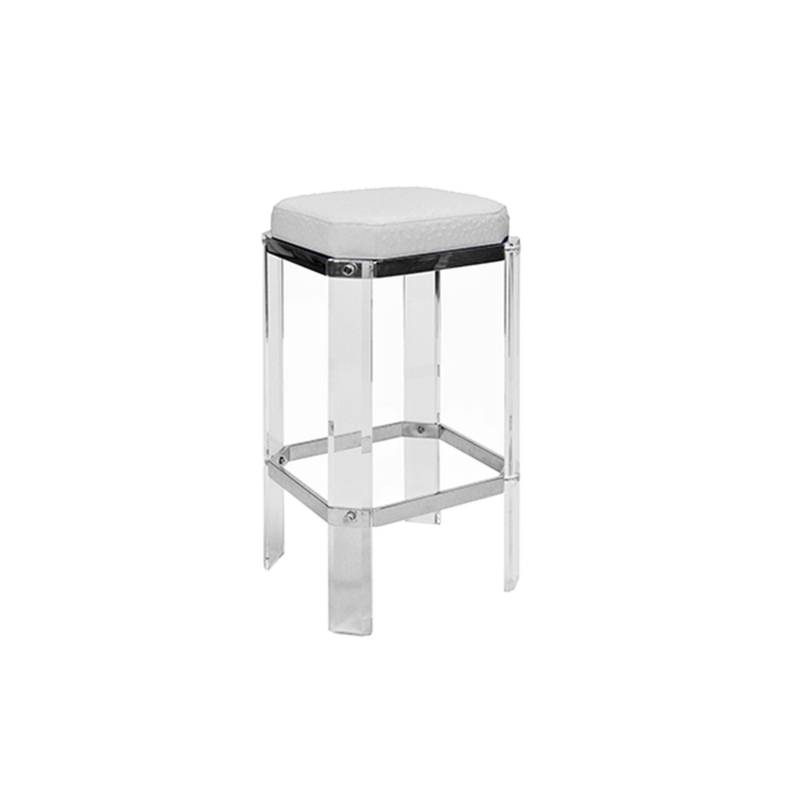 Dorsey Counter Stool with Lucite Legs