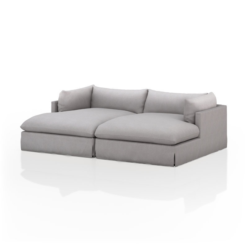 Double Chaise Sectional Lounge Sofa