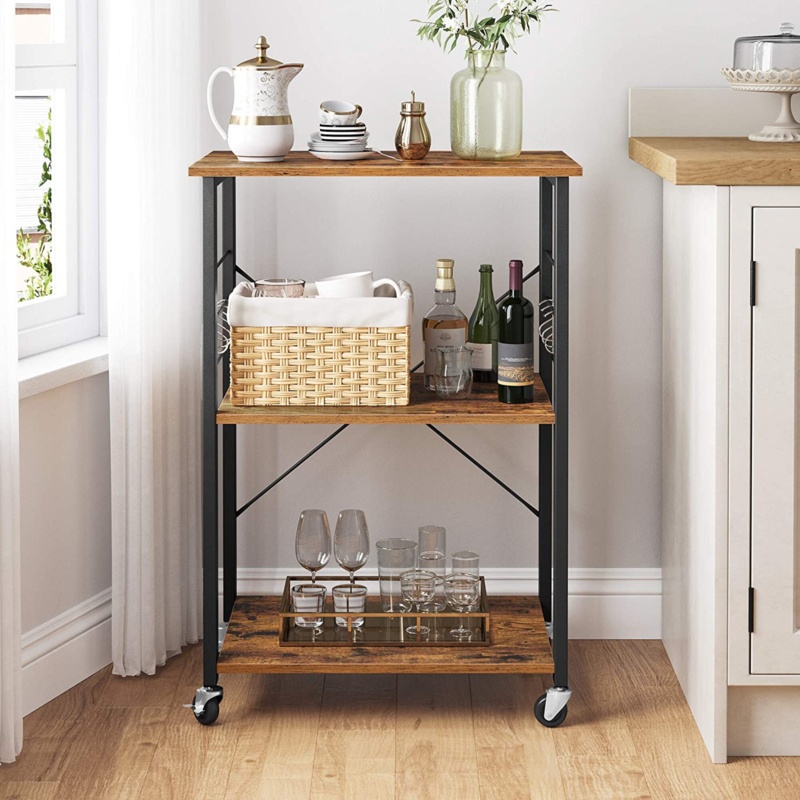 Drew 23.6'' Wide Rolling Kitchen Cart