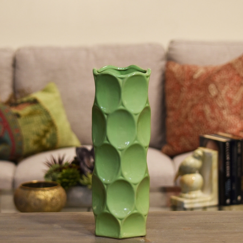 Decorative Textured Ceramic Vase