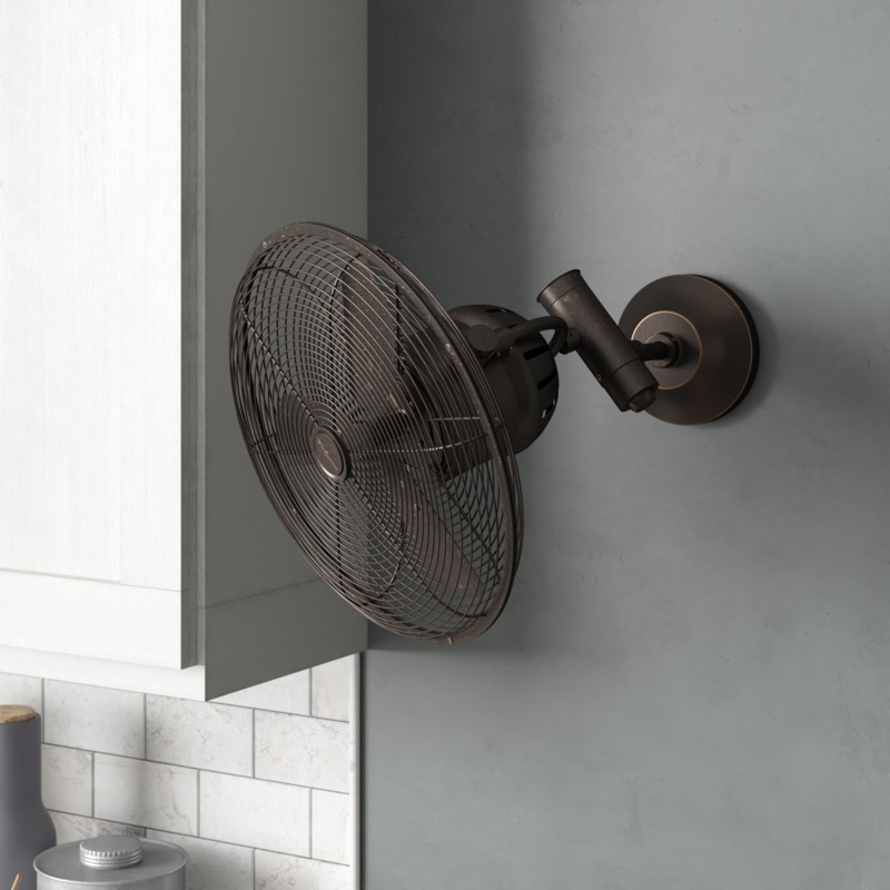 Earmel Oscillating Wall Mounted Fan