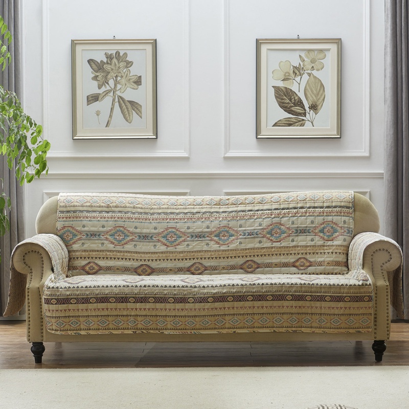 Easterling Reversible Box Cushion Sofa Slipcover
