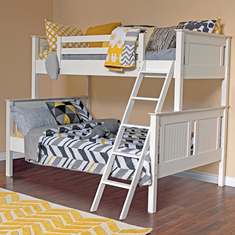 Twin-over-Full Bunk Bed with Optional Pull-Out Bed