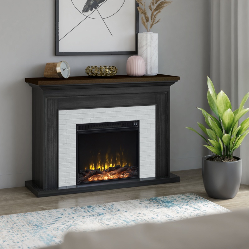 Ellington Circle 47.38'' W Electric Fireplace