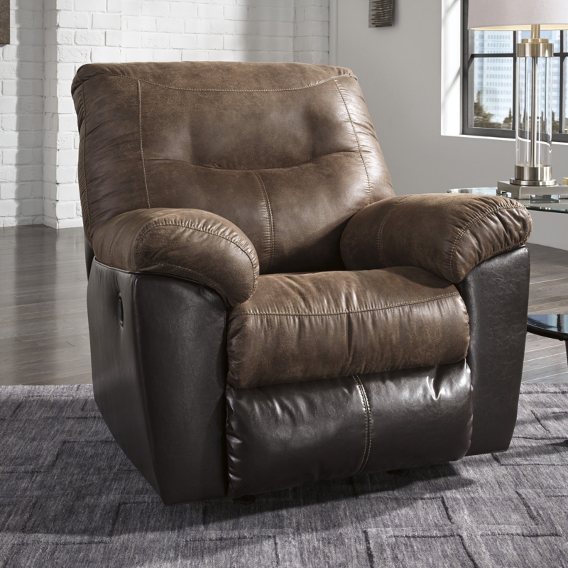 Dual-Position Manual Recliner Chair