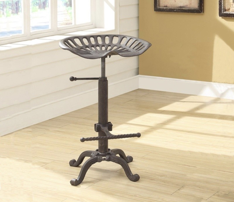 Enos Swivel Adjustable Height Bar Stool