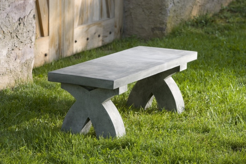 Erwine Concrete Outdoor Bench