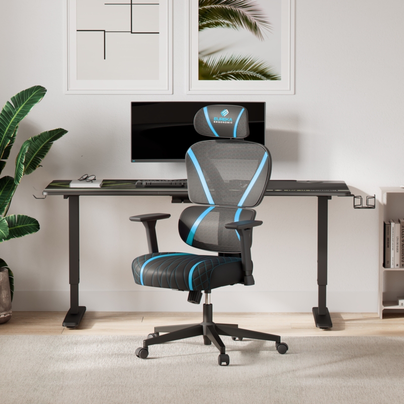Ergonomic Dual-Backrest Gaming Office Chair