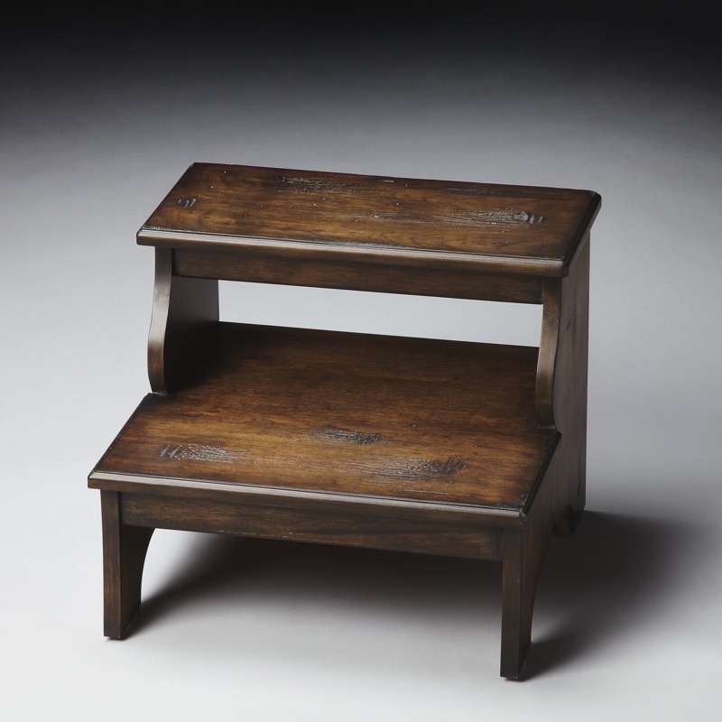 Eclectic Step Stool with Distinctive Design