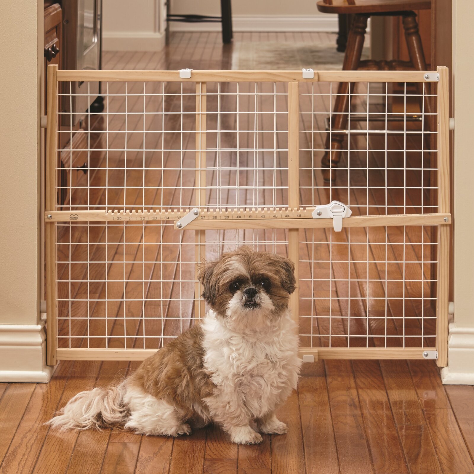 Expandable Wooden Dog Gate
