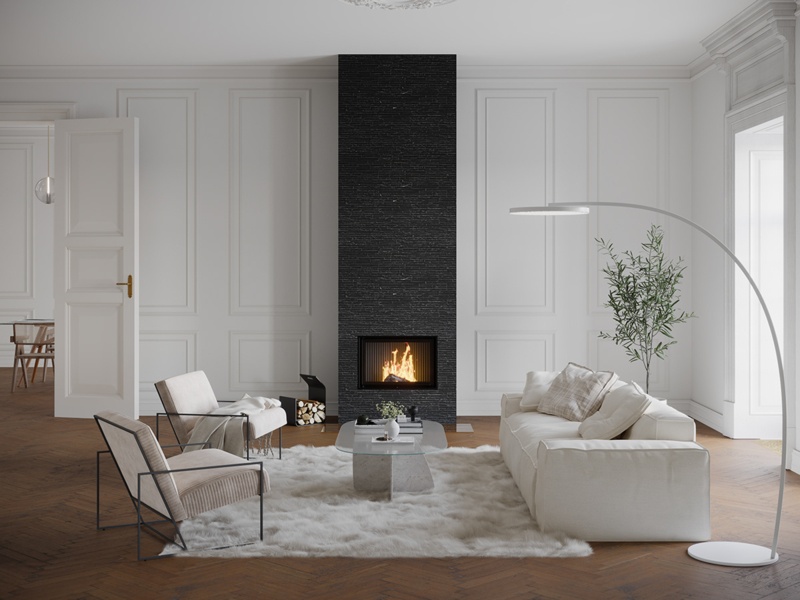 Extend Mantel to Ceiling