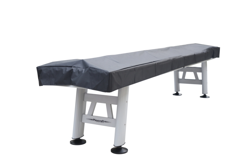 Extera Shuffleboard Table with Aluminum Finish