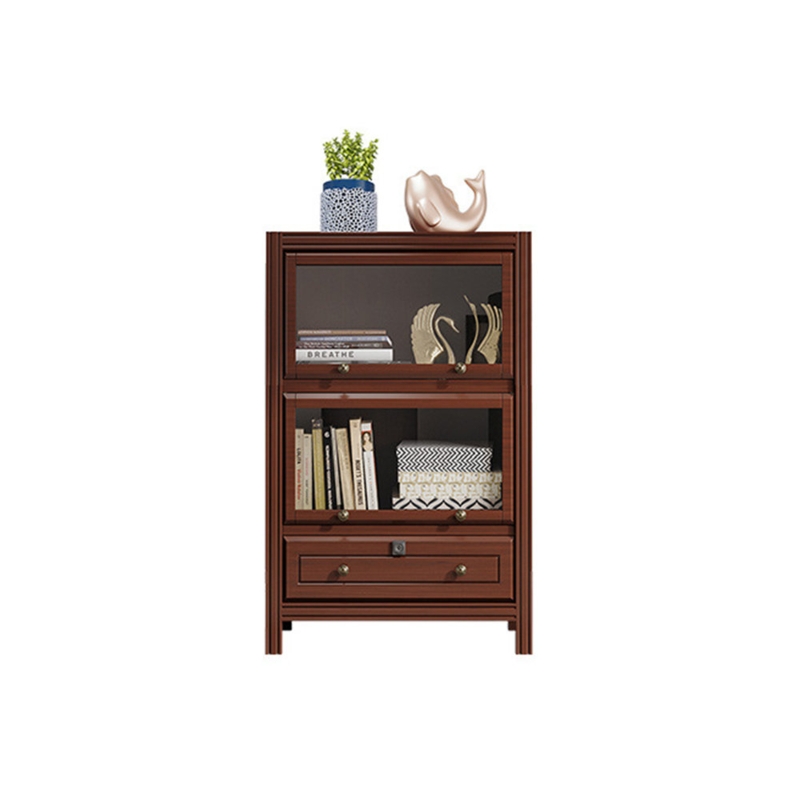 American Solid Wood Stepped Bookcase
