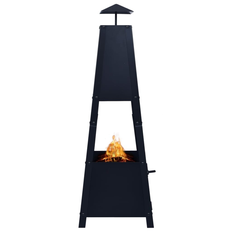Pyramid Fire Pit for Outdoor Spaces