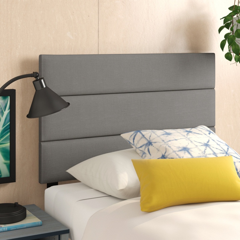 Upholstered Panel Headboard with Channel Tufting
