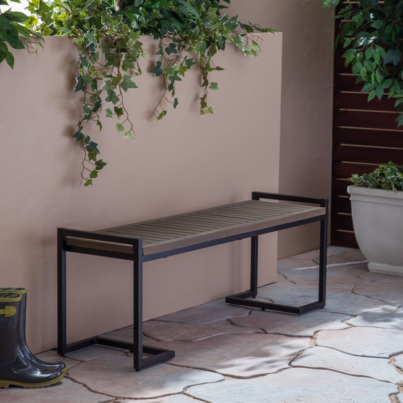 Farrad Metal Outdoor Bench