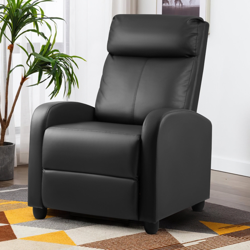High-Quality PU Leather Recliner with Massage
