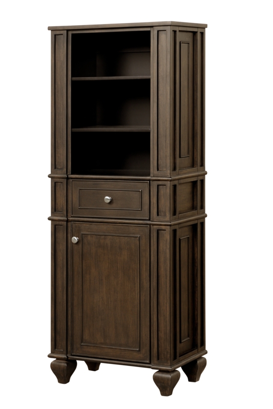 Linen Tower with Soft Close Drawer and Cabinet