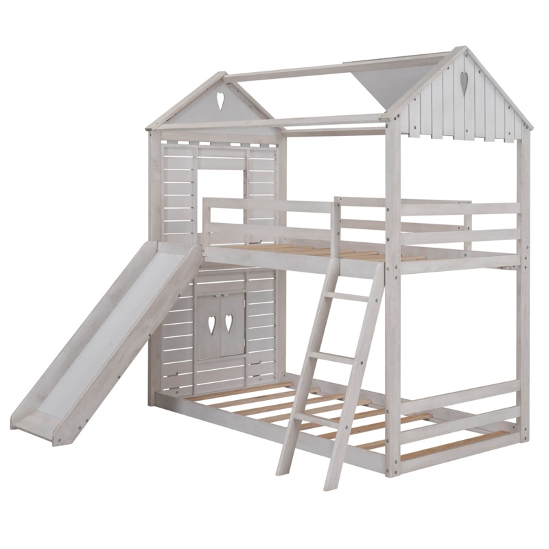 Finnegan Twin Over Twin Standard Bunk Bed by Harper Orchard