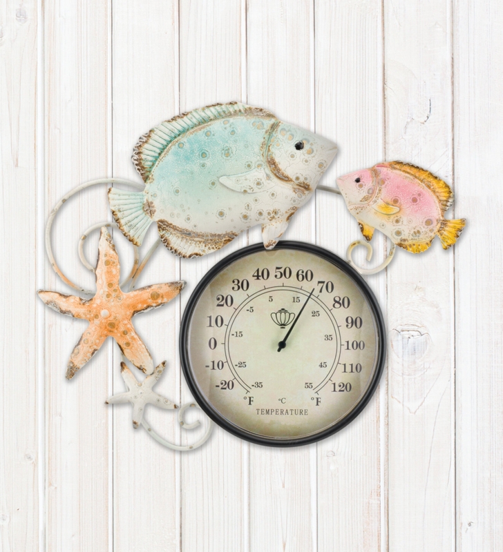 2-in-1 Fish Wall Décor and Thermometer