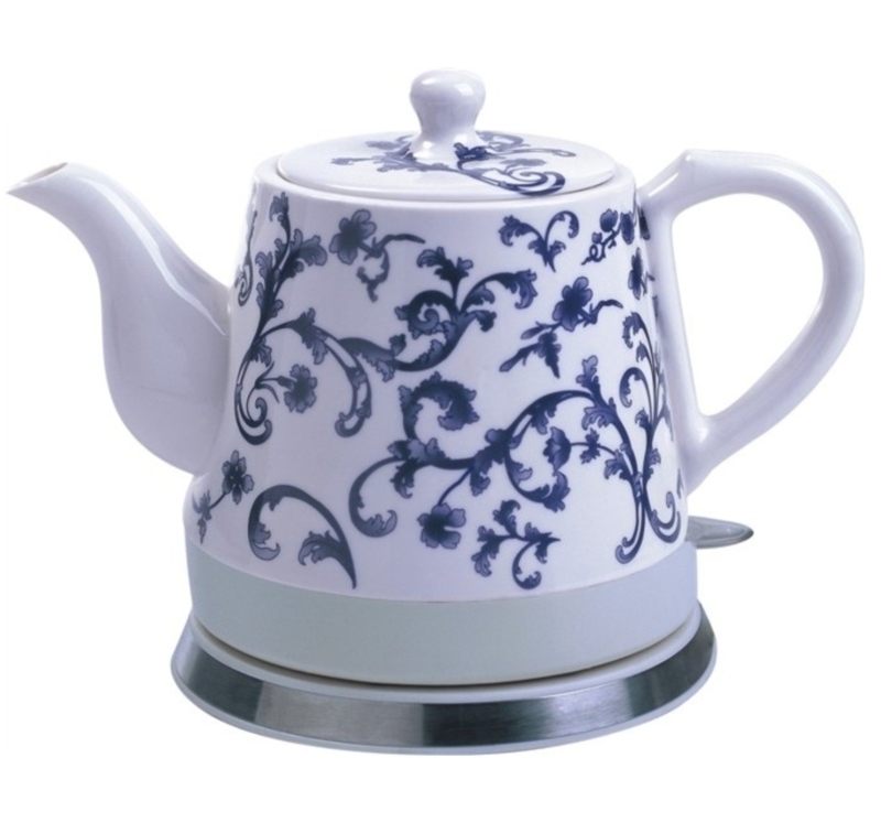 Chinese Blue Flower Teapot Electric Kettle